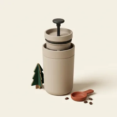 Illustration of AeroPress Go Travel Coffee Press