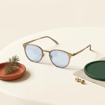 Illustration of Blue Light Blocking Gaming Glasses