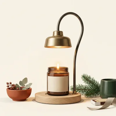 Illustration of Dimmable Candle Warmer Lamp