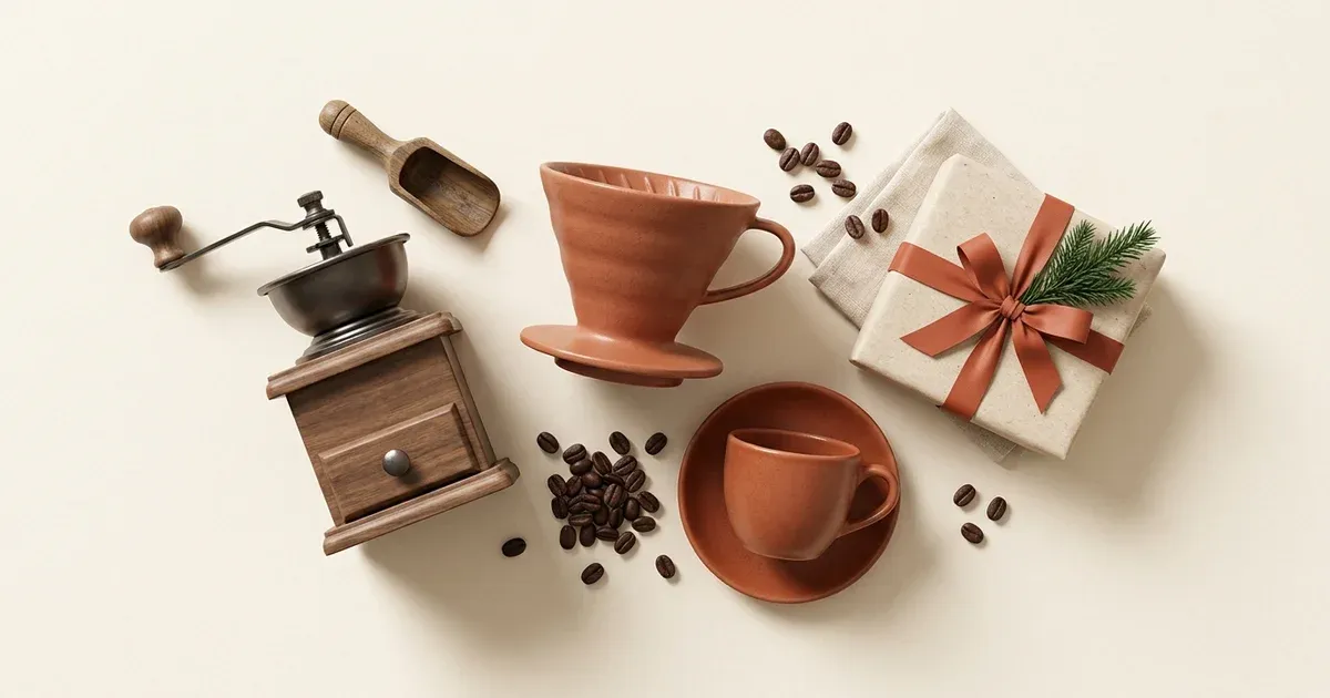 Illustration of gift ideas: Gifts for Coffee Lovers Under $25: 12 Small Upgrades They'll Use Daily (2026)
