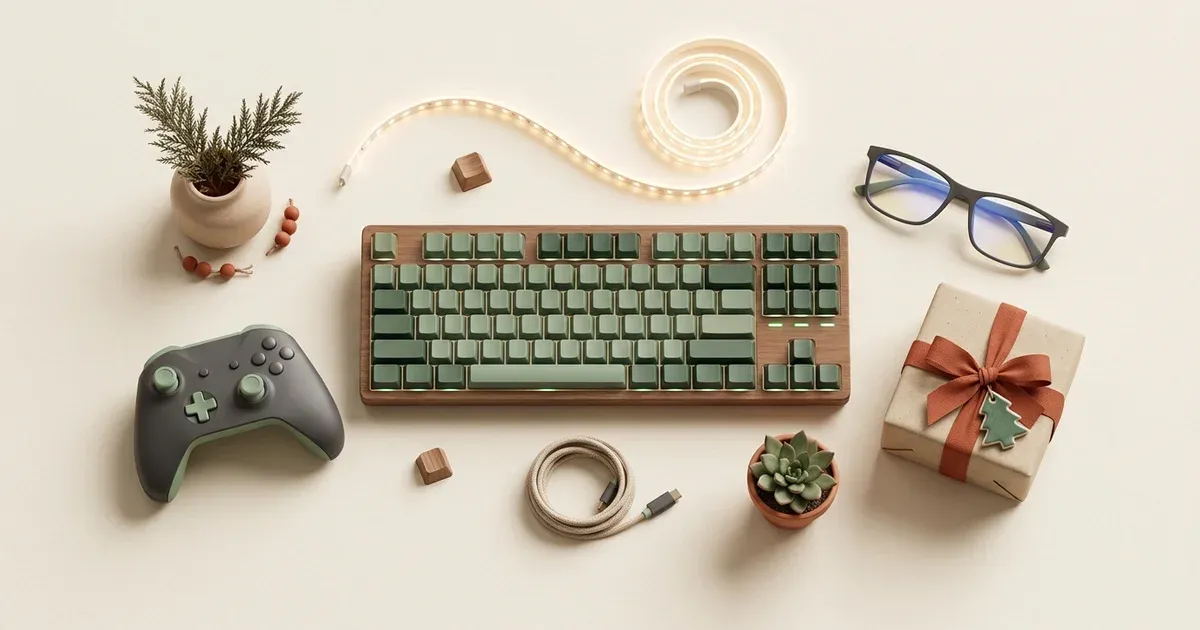 Illustration of gift ideas: Gifts for Gamers Under $50: 12 Upgrades They'll Actually Use (2026)