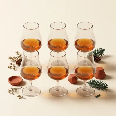 Illustration of Glencairn Whisky Glasses, Set of 6
