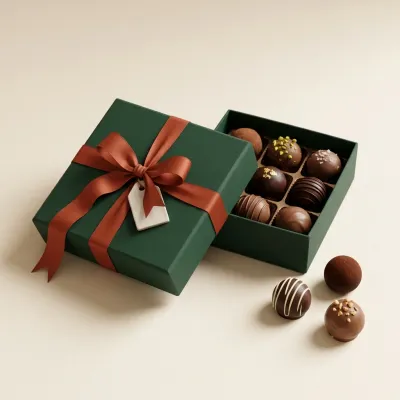 Illustration of Lindt Gourmet Chocolate Truffle Gift Box