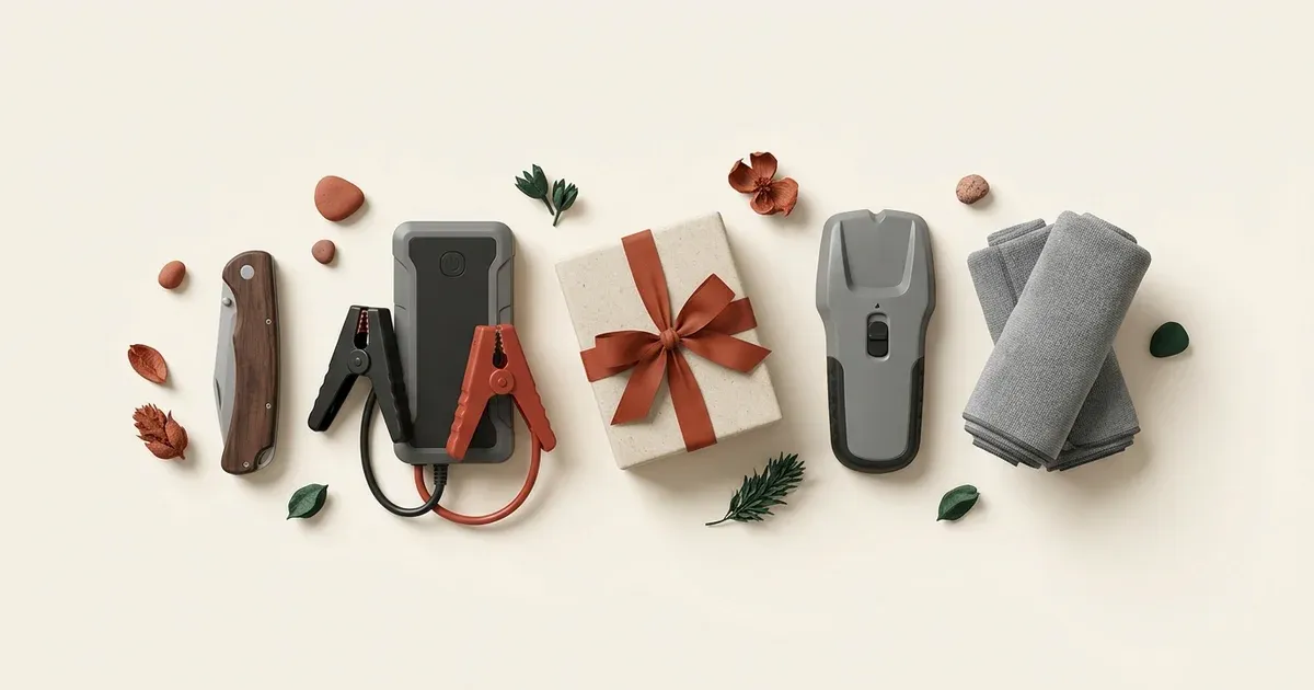 Illustration of gift ideas: Practical Gifts for Dad: 15 Things He'll Actually Use (2026)