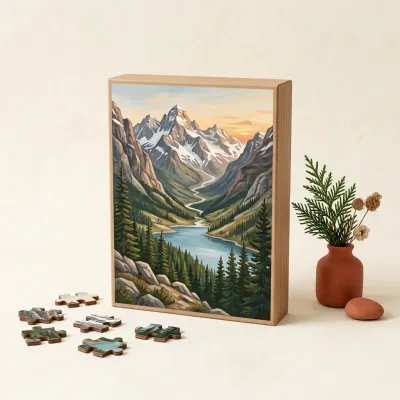 Illustration of National Parks 1000-Piece Jigsaw Puzzle