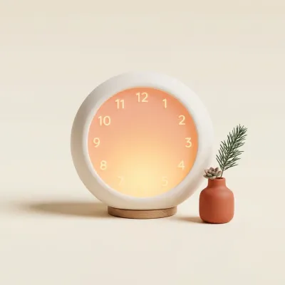Illustration of Sunrise Alarm Clock with Sounds