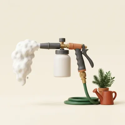 Illustration of SwiftJet Car Wash Foam Gun