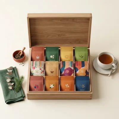 Illustration of Taylors of Harrogate Classic Tea Variety Box
